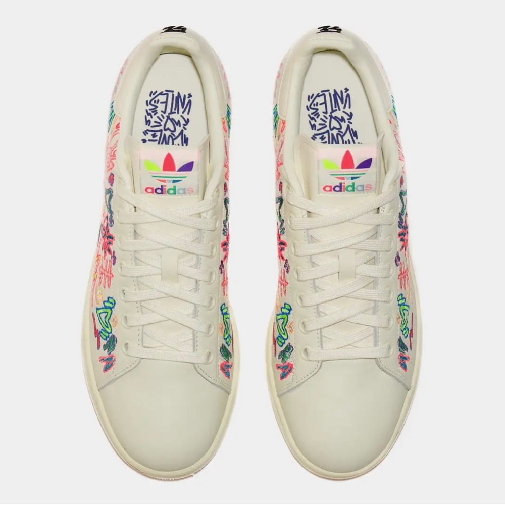 Adidas Stan Smith Kris Andrew Pride Shoes Sneakers GX6394 Cream Men’s Si… - Picture 6 of 7